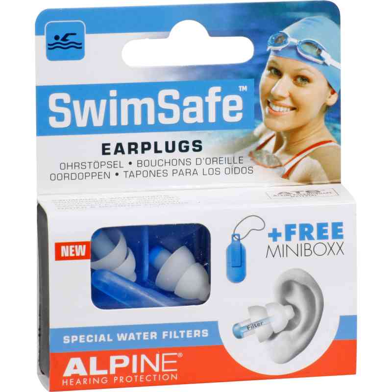 Alpine Swimsafe Zatyczki do uszu 2 szt. od Alpine Nederland B.V. PZN 10992557