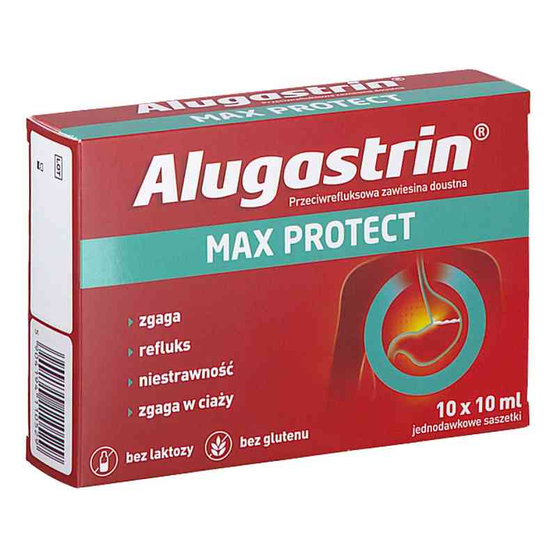 Alugastrin Max Protect saszetki 10  od BIOFARMA PZN 08304932