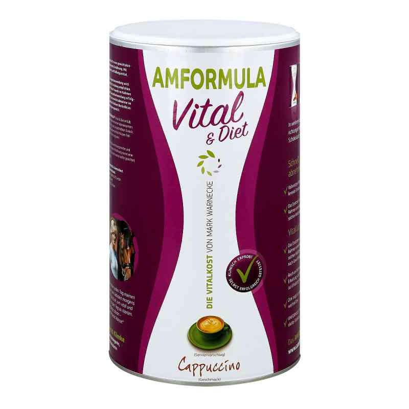 Amformula Diet Cappuccino Proszek 490 g od AMSPORT GmbH PZN 01457658