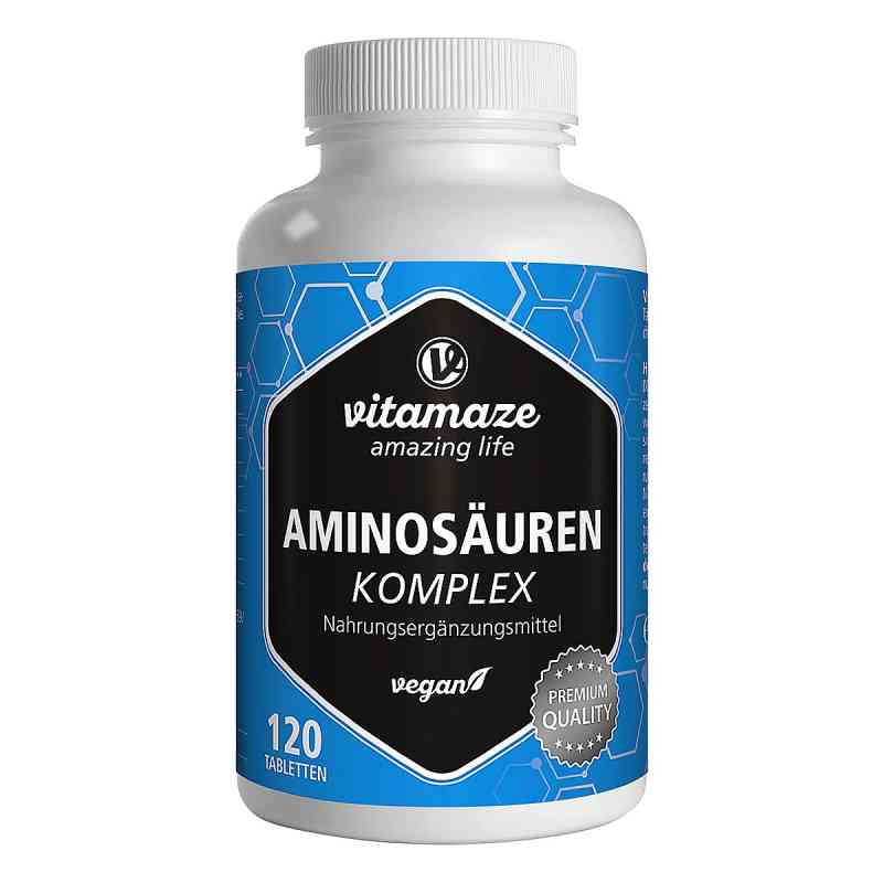 Aminosäuren Komplex vegan Vispura tabletki 120 szt. od Vitamaze GmbH PZN 13947379