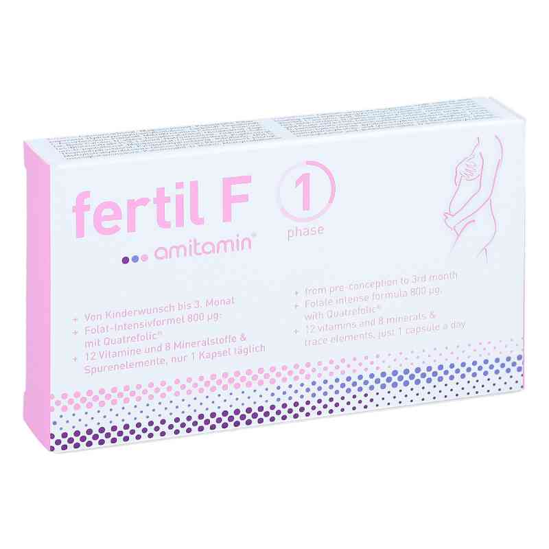 Amitamin fertil F trymestr 1 kapsułki 30 szt. od Active Bio Life Science GmbH PZN 14167293
