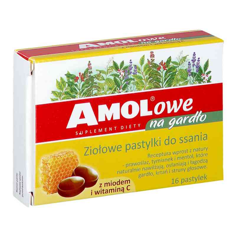 AMOLowe na gardło, pastylki do ssania  16  od TAKEDA PHARMA SP. Z O.O. PZN 08301477