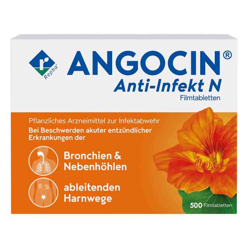 Angocin Anti Infekt N Tabletki powlekane 500 szt. od REPHA GmbH Biologische Arzneimittel PZN 06892927