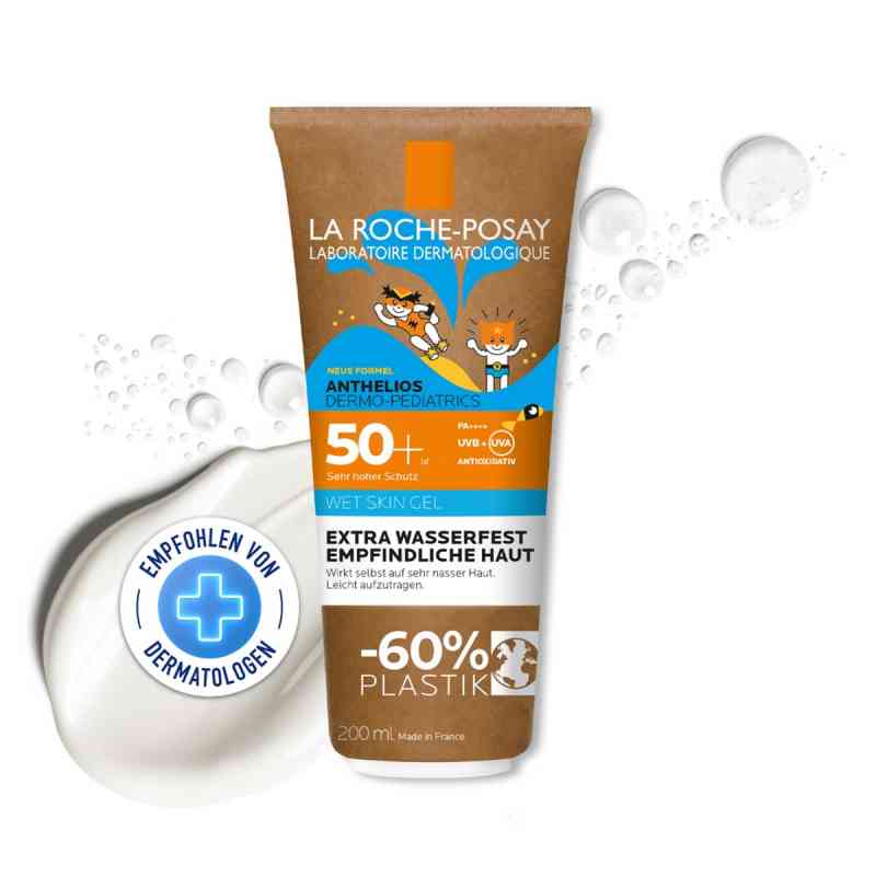 Anthelios Dermo-Kids Wet Skin Gel LSF 50+ - Tub z tekturą 200 ml od L'Oreal Deutschland GmbH PZN 18257691