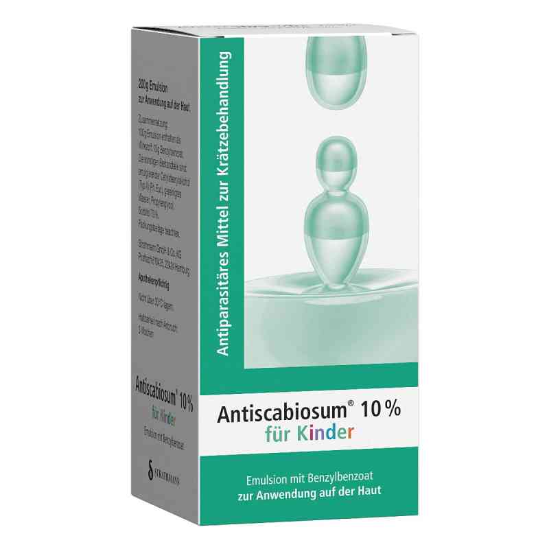 Antiscabiosum 10% dla dzieci, emulsja 200 g od Strathmann GmbH & Co.KG PZN 07286761