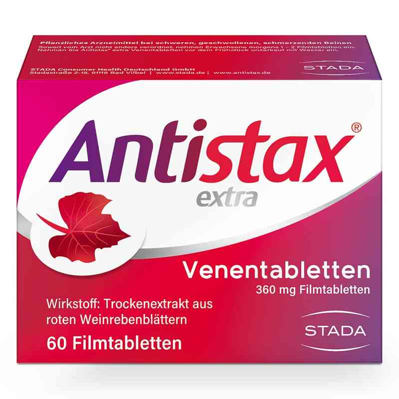 Antistax extra tabletki na wzmocnienie żył 60 szt. od STADA Consumer Health Deutschland GmbH PZN 00002335