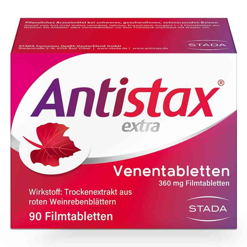 Antistax extraTabletki na wzmocnienie żył  90 szt. od STADA Consumer Health Deutschland GmbH PZN 05954715