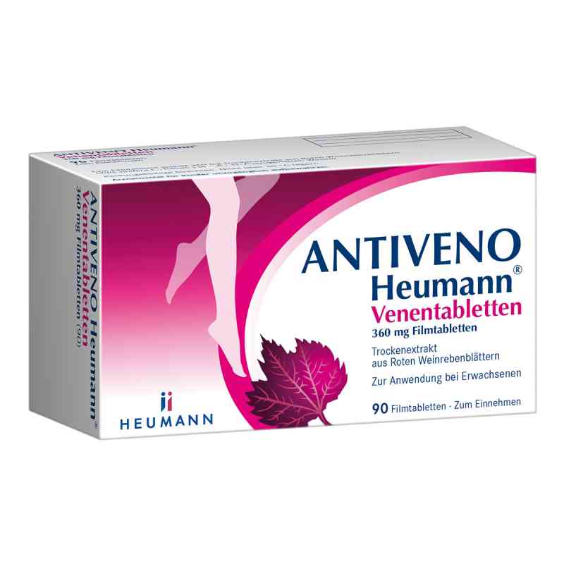 Antiveno Heumann Venentabletten Filmtabletten 90 szt. od HEUMANN PHARMA GmbH & Co. Generi PZN 11050136
