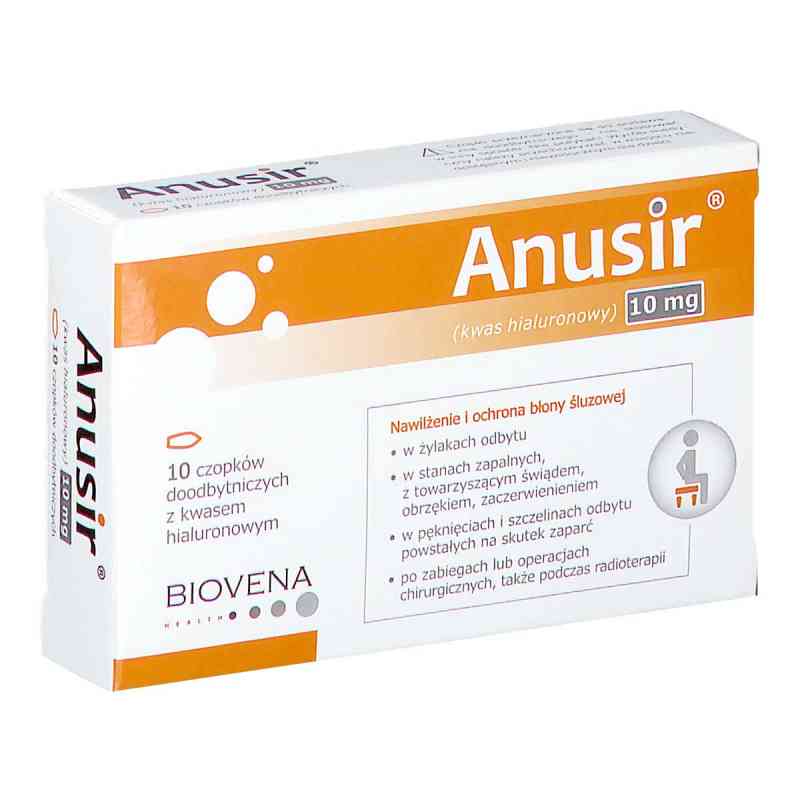 Anusir czopki 10  od BIOFAKTOR SP. Z O.O PZN 08302906