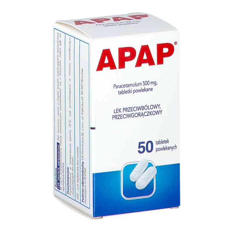 Apap tabletki powlekane 50  od US PHARMACIA SP. Z O.O. PZN 08301480