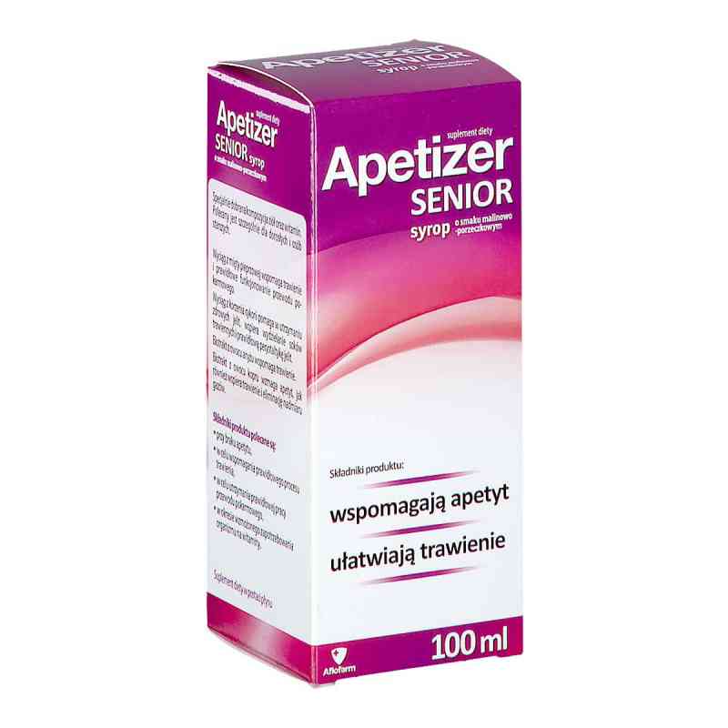 Apetizer Senior o smaku malinowo-porzeczkowym 100 ml od AFLOFARM FARMACJA POLSKA SP. Z O.O. PZN 08302044