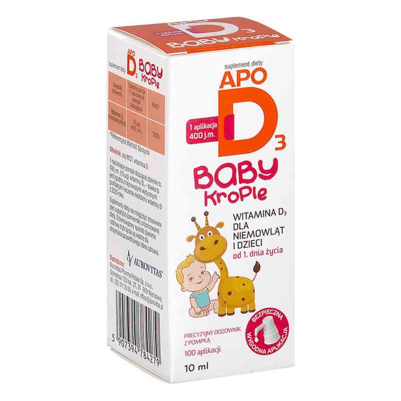 ApoD3 Baby Krople 10 ml od CURTIS HEALTH CAPS PZN 08306170