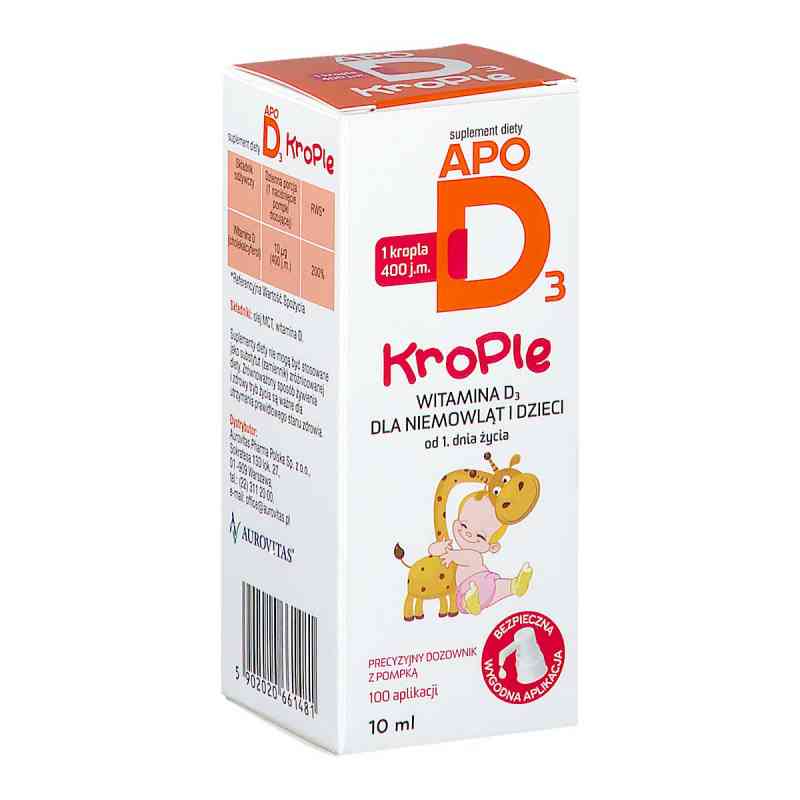 ApoD3 krople 10 ml od CURTIS HEALTH CAPS PZN 08301563