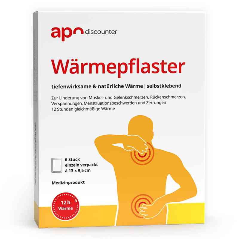 Apodiscounter plastry rozgrzewające 6 szt. od  PZN 18783729