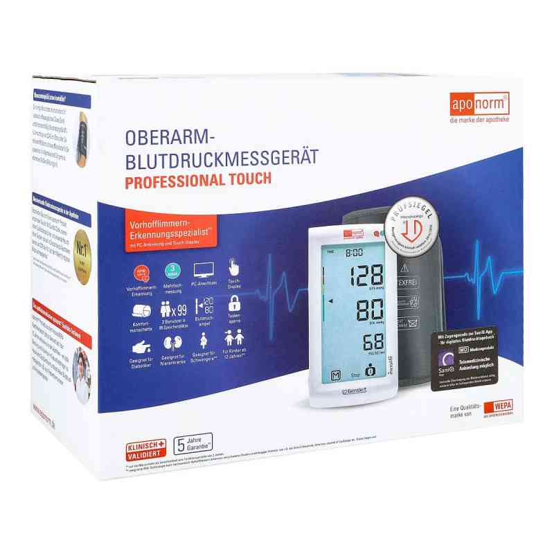 Aponorm Blutdruck Messgerät Prof.touch Oberarm 1 szt. od WEPA Apothekenbedarf GmbH & Co K PZN 12393720