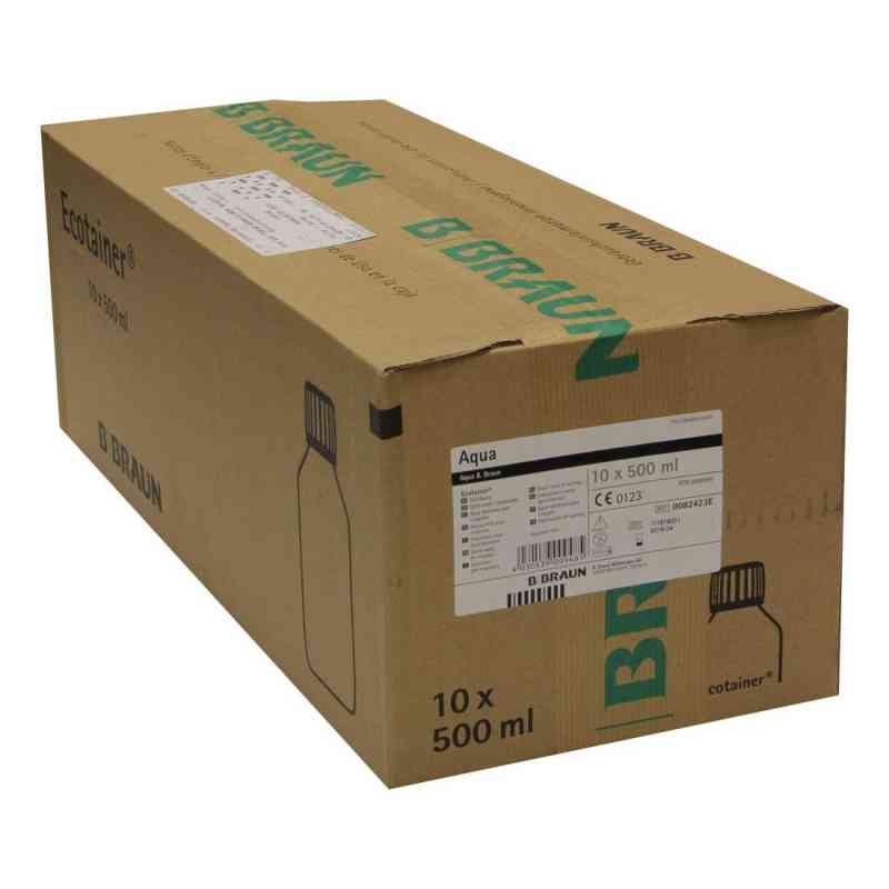 Aqua B. Braun Spuellsg. Kunststoff Fl. 10X500 ml od B. Braun Melsungen AG PZN 00088986