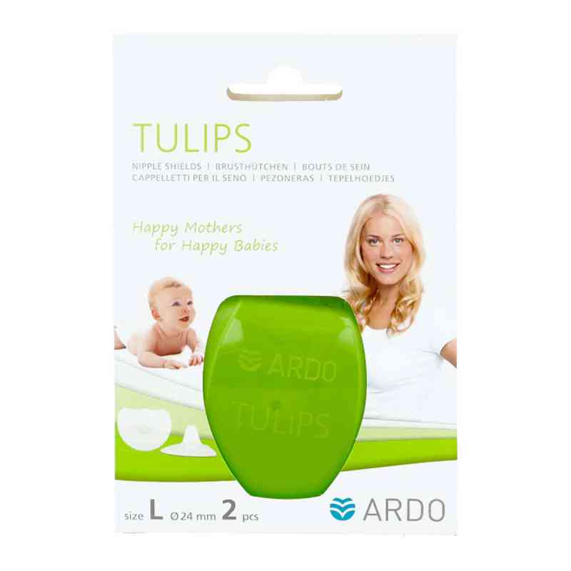 Ardo Tulips Brusthuetchen Gr.l 2 szt. od Ardo medical GmbH PZN 06730099