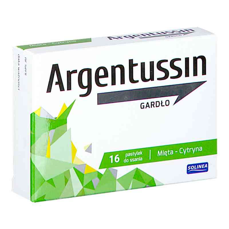 ArgenTussin Gardło pastylki sm.miętowo-cytryn.  16  od SOLINEA SP.Z O.O.,SP.KOM. PZN 08303485