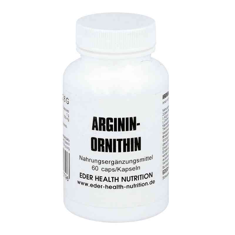 Arginin Ornithin Kapsułki 60 szt. od EDER Health Nutrition PZN 08448728