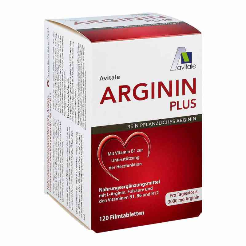 Arginin plus witamina B1+B6+B12+ kwas foliowy tabletki powlekane 120 szt. od Avitale GmbH PZN 12470509