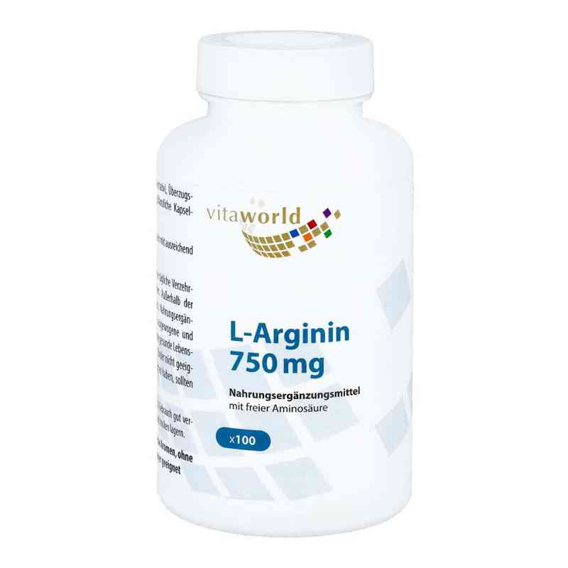 Arginina 750 mg kapsułki 100 szt. od Vita World GmbH PZN 05378217