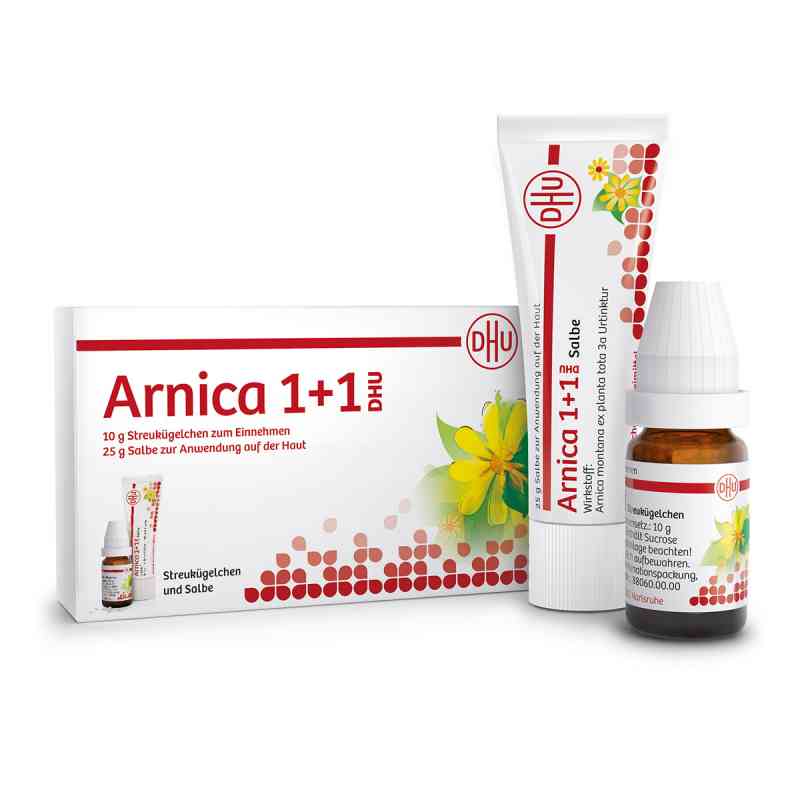 Arnica 1+1 DHU maść + globulki 1 op. od DHU-Arzneimittel GmbH & Co. KG PZN 10948846