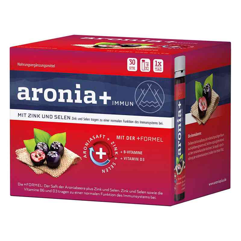 Aronia+ Immun ampułki do picia  30X25 ml od KIOBIS GmbH & Co. KG PZN 09780198