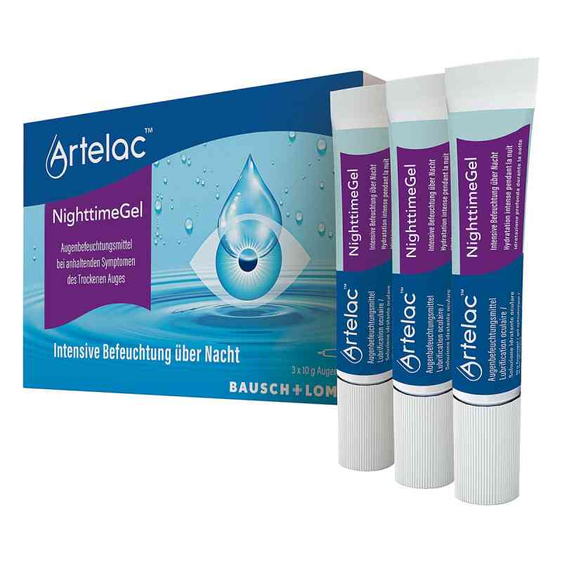 Artelac Nightime żel do oczu do stosowania na noc 3X10 g od Dr. Gerhard Mann PZN 07707228