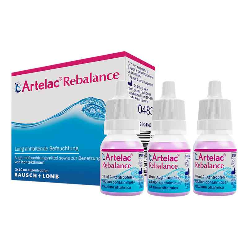 Artelac Rebalance krople do oczu 3X10 ml od Dr. Gerhard Mann Chem.-pharm.Fab PZN 13504162