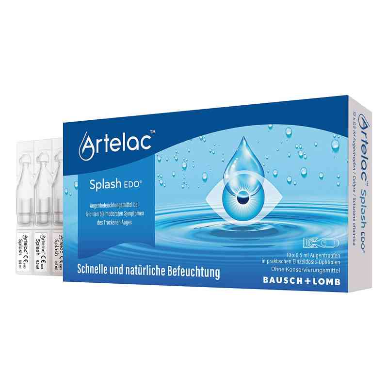 Artelac Splash Edo krople do oczu 10x0,5ml 10X0.5 ml od Dr. Gerhard Mann Chem.-pharm.Fabrik GmbH PZN 07706996