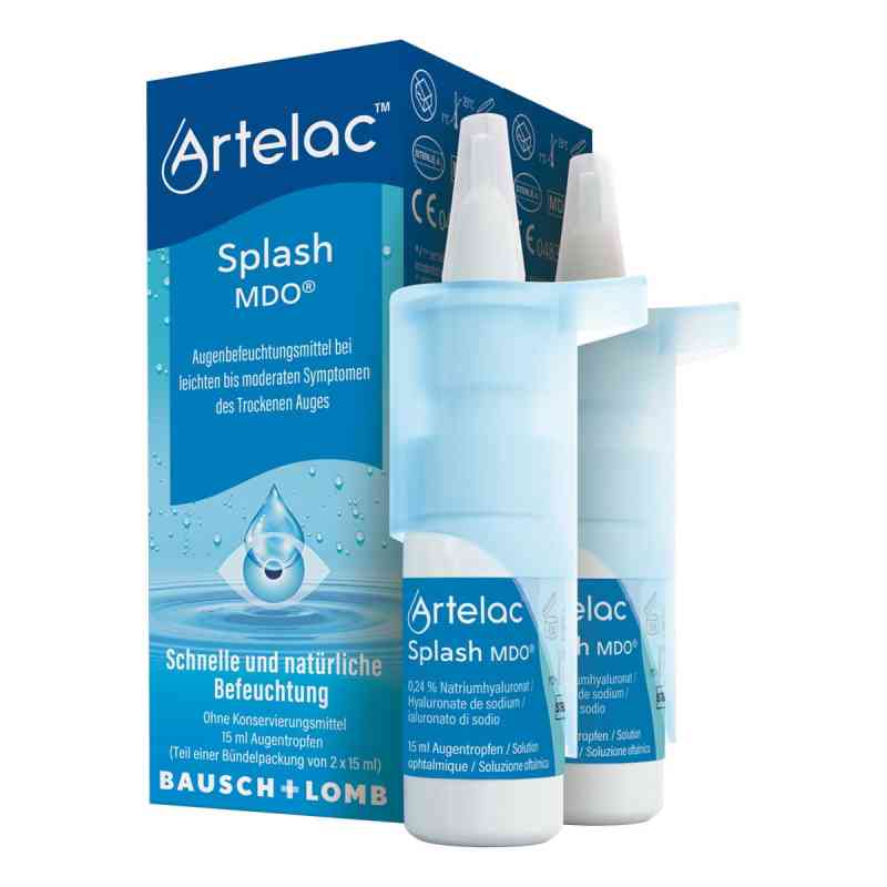 Artelac Splash Mdo krople do oczu 2X15 ml od Dr. Gerhard Mann Chem.-pharm.Fab PZN 07707033