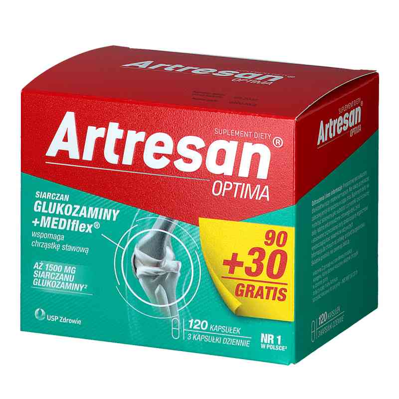 Artresan Optima 90+30 gratis 90 kaps. od USP ZDROWIE SP. Z O.O PZN 08300209