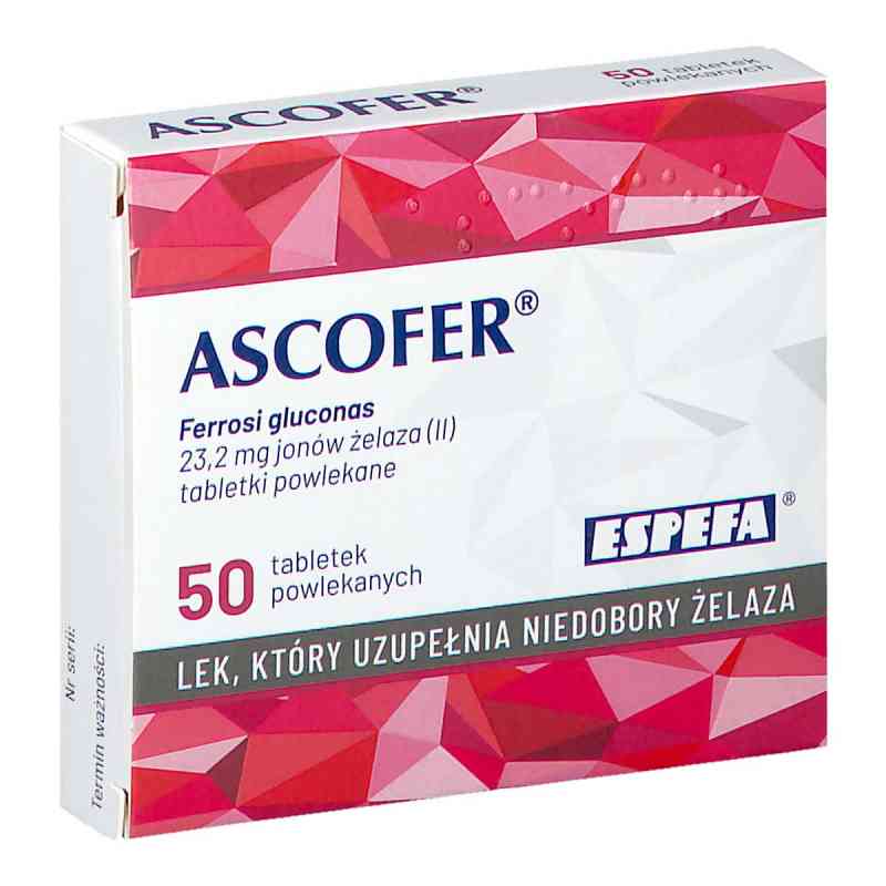 Ascofer tabletki powlekane 50  od CHEMICZNO-FARMACEUTYCZNA SPÓŁDZIELNIA PRACY ESPEFA PZN 08301681