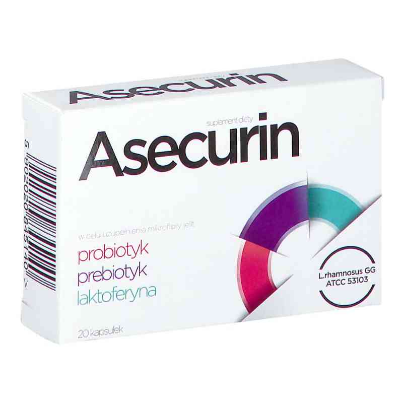 Asecurin kapsułki 20  od AFLOFARM FARMACJA POLSKA SP. Z O.O. PZN 08301900