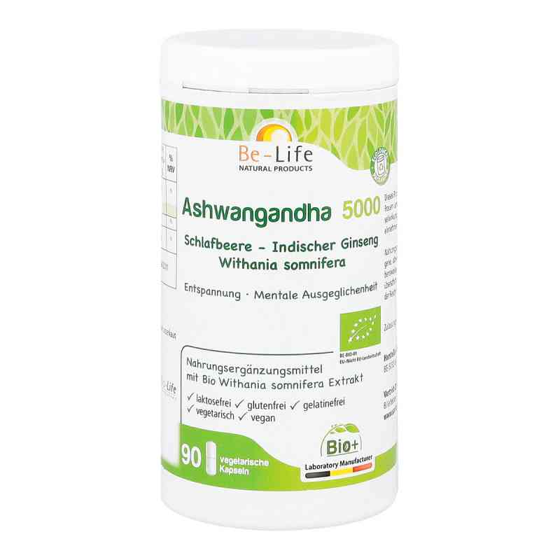 Ashwagandha 5000 Bio Kapseln 90 szt. od SANITAS GmbH & Co. KG PZN 15879647