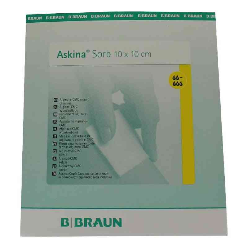 Askina Sorb Alginat Cmc Wundauflage 10x10cm ste. 10 szt. od B. Braun Melsungen AG PZN 02251657