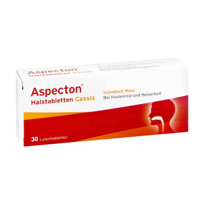 Aspecton Cassis tabletki do ssania na gardło 30 szt. od HERMES Arzneimittel GmbH PZN 07020537