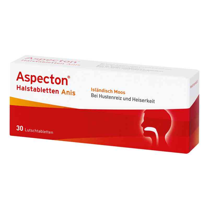 Aspecton tabletki na gardło do ssania 30 szt. od HERMES Arzneimittel GmbH PZN 03953189