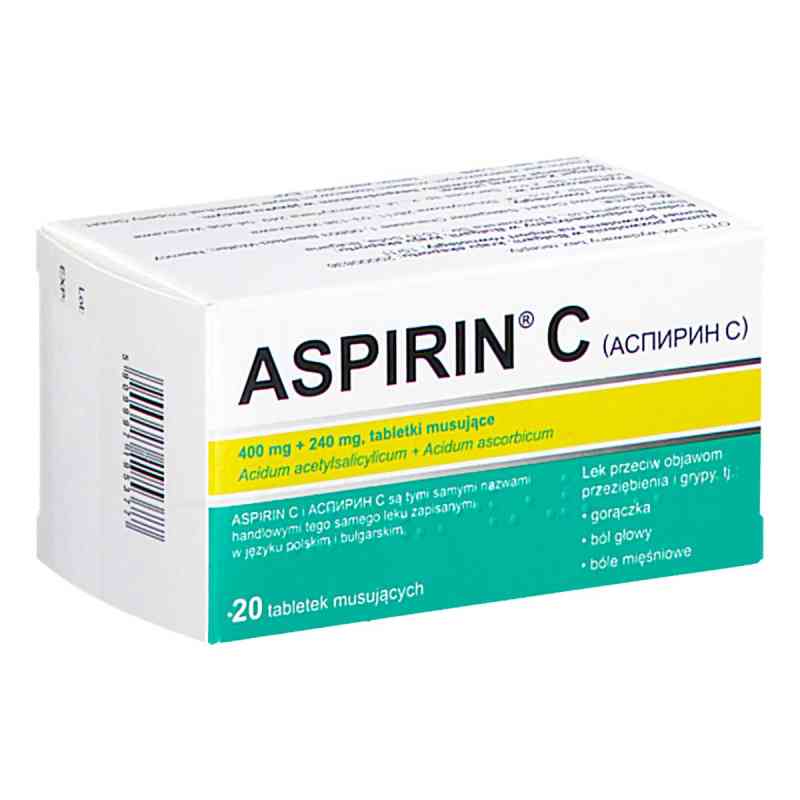 Aspirin C 20  od BAYER BUŁGARIA EOOD PZN 08305869