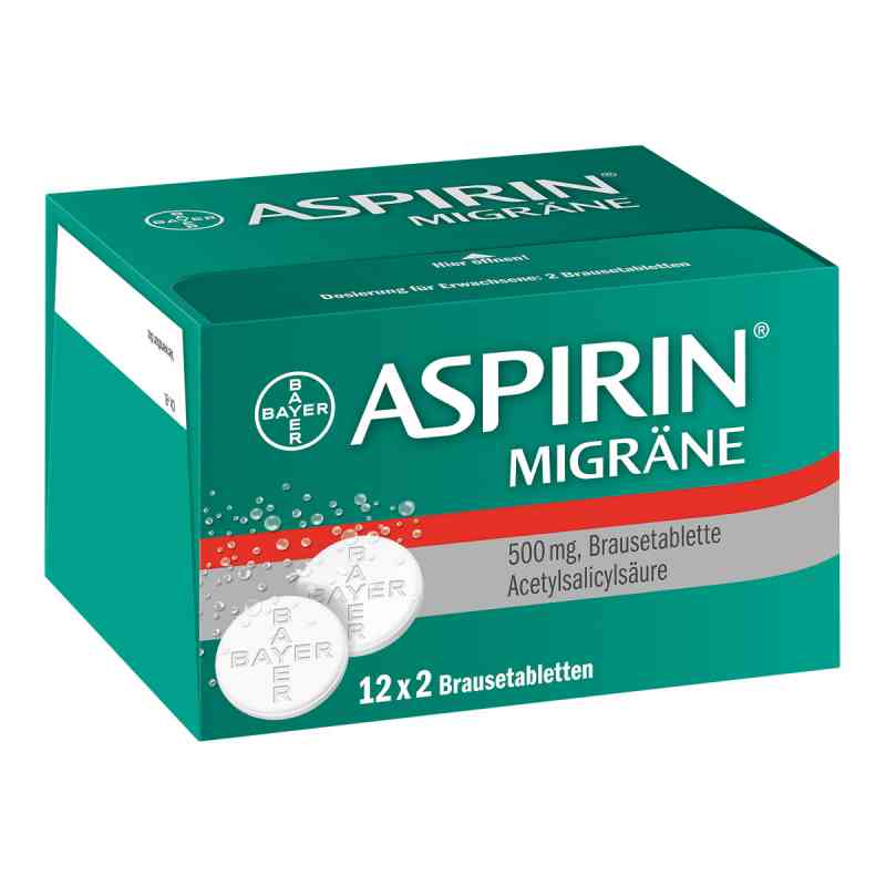 Aspirin Migrena tabletkli musujące 24 szt. od Bayer Vital GmbH PZN 00958298