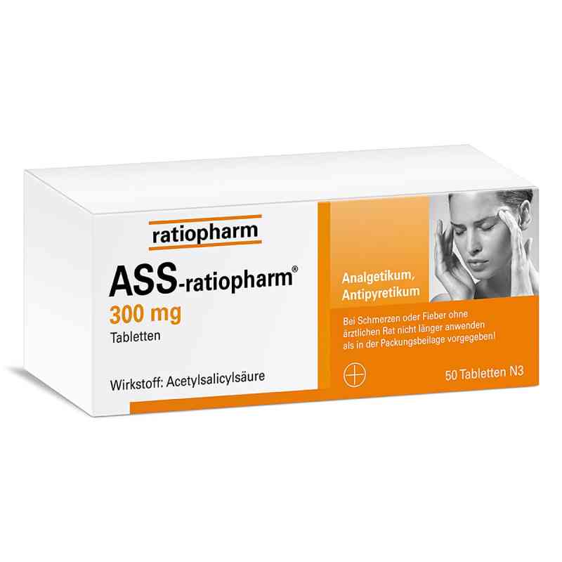 ASS ratiopharm 300 mg 50 szt. od ratiopharm GmbH PZN 03358305