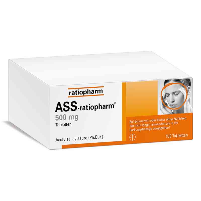 ASS ratiopharm 500 mg tabletki  100 szt. od ratiopharm GmbH PZN 03416422