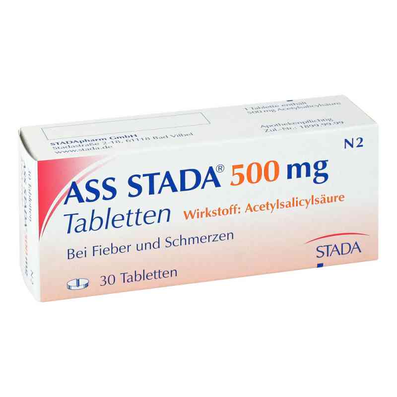 ASS STADA tabletki 500mg 30 szt. od STADA Consumer Health Deutschlan PZN 04860432