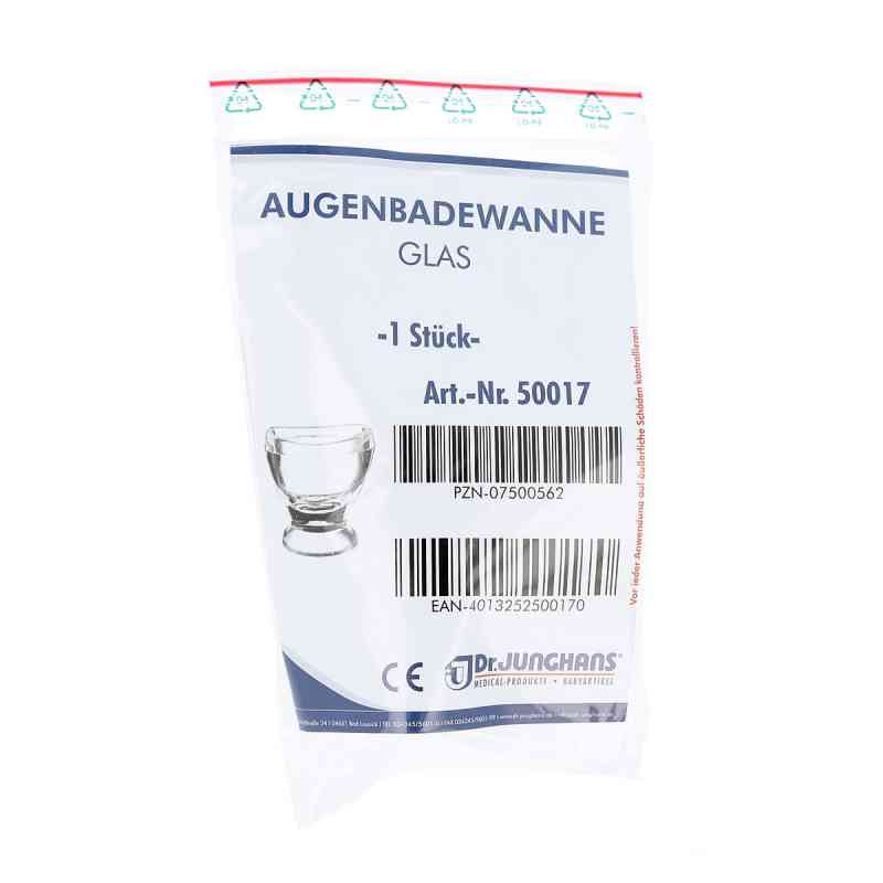 Augenbadewanne aus Glas 1 szt. od Dr. Junghans Medical GmbH PZN 07500562