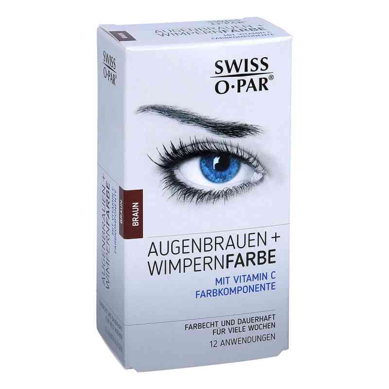 Augenbrauen+wimpernfarbe Set braun Swiss O Par 1 op. od Axisis GmbH PZN 07392322