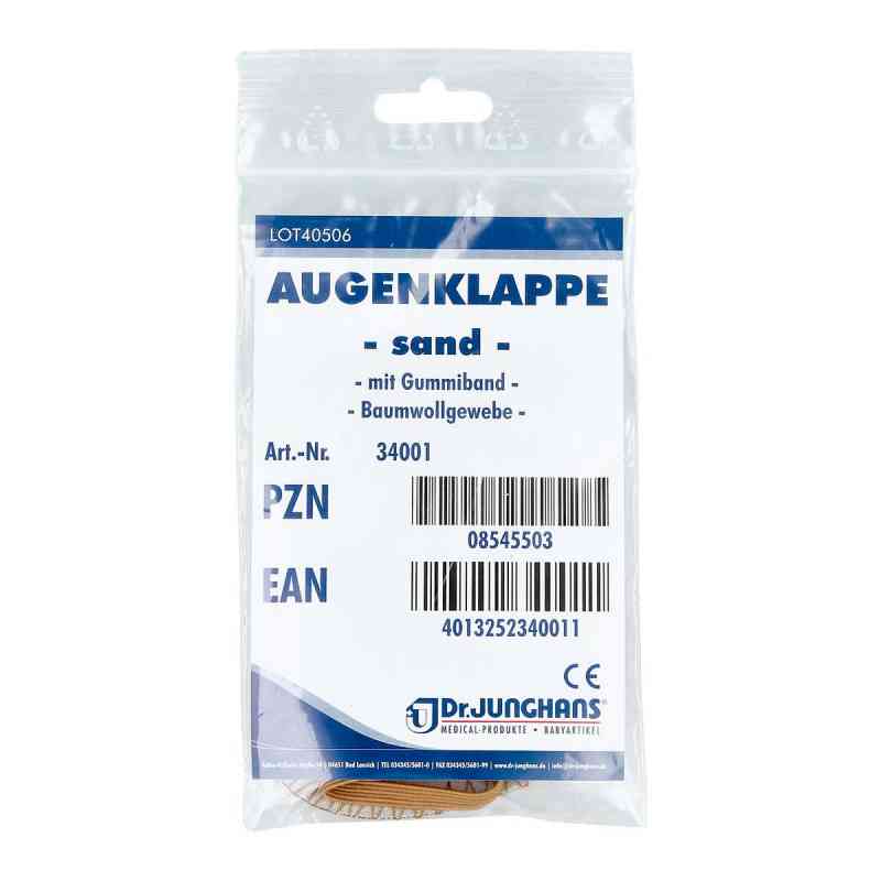 Augenklappe m.Gummiband sand 1 szt. od Dr. Junghans Medical GmbH PZN 08545503