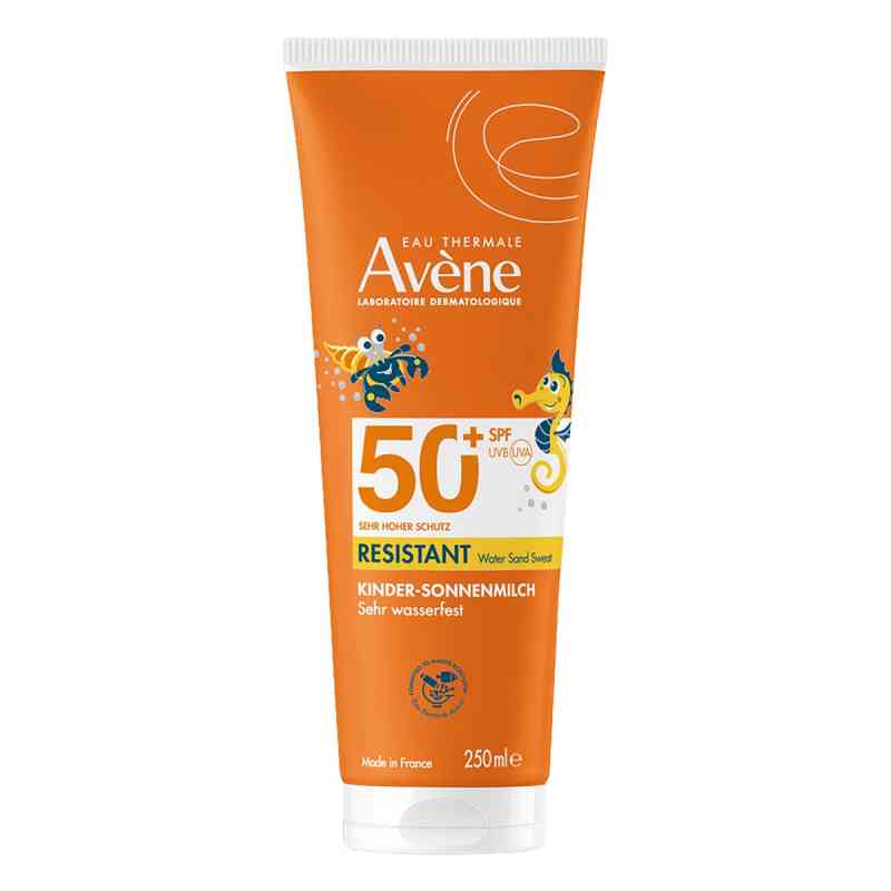 Avene Sunsitive mleczko przeciwsłoneczne dla dzieci SPF50+ 250 ml od PIERRE FABRE DERMO KOSMETIK GmbH PZN 10546964