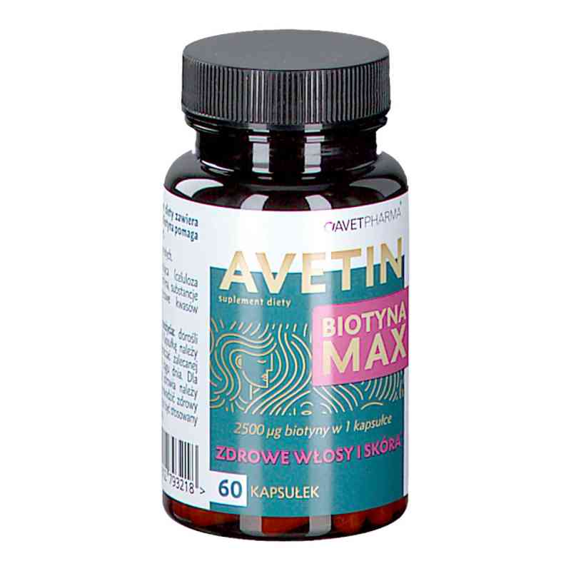 Avetin Biotyna Max tabletki 60  od AVET PHARMA SP. Z O.O. PZN 08303509