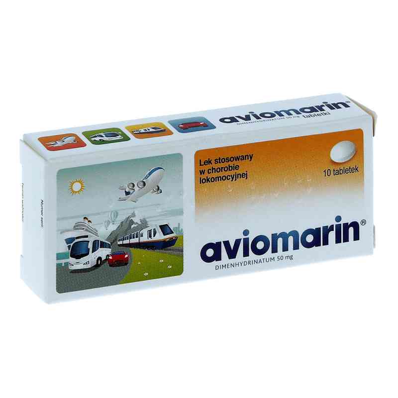 Aviomarin 50 mg tabletki 10  od PLIVA KRAKÓW Z.F. S.A. PZN 08300615