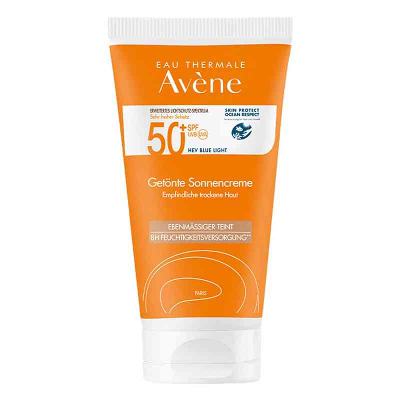 Avène Barwiony krem przeciwsłoneczny SPF 50+ 50 ml od PIERRE FABRE DERMO KOSMETIK GmbH PZN 17293360